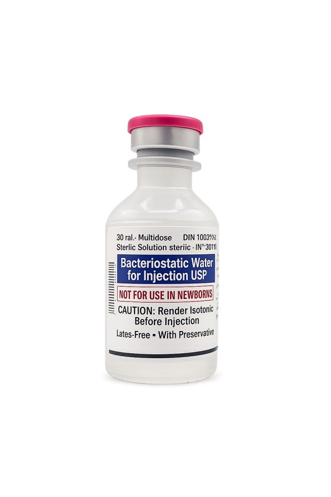 Bacteriostatic Water 30mL multidose vial research peptide