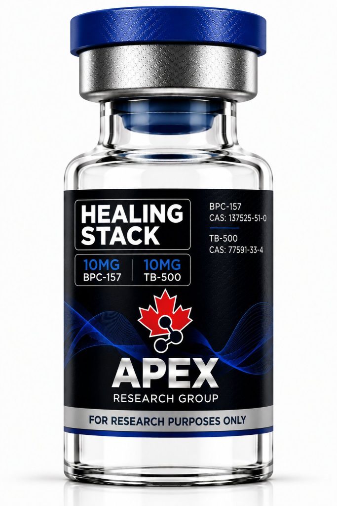 Wolverine Healing Stack BPC-157 10mg + TB-500 10mg research peptide